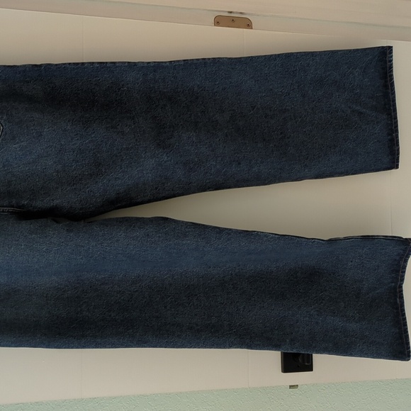 Agolde Fusion Classic Blue Organic Cotton Women's Relaxed Fit Jeans Sz 33 - Picture 9 of 12